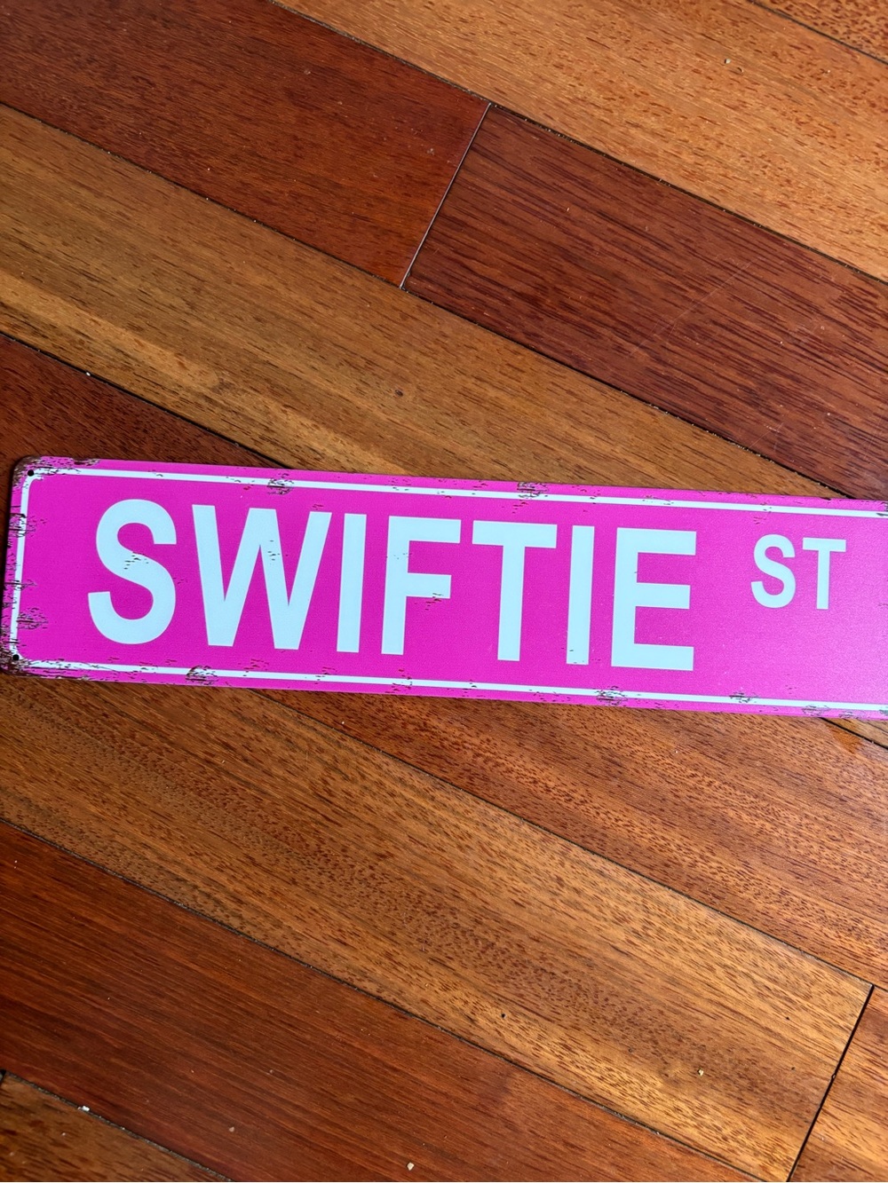 Taylor swift metal sign